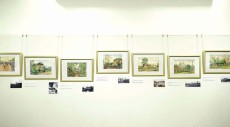 Exhibition of artworks by SZTO Wai, former principal and father of Lingnan's logo